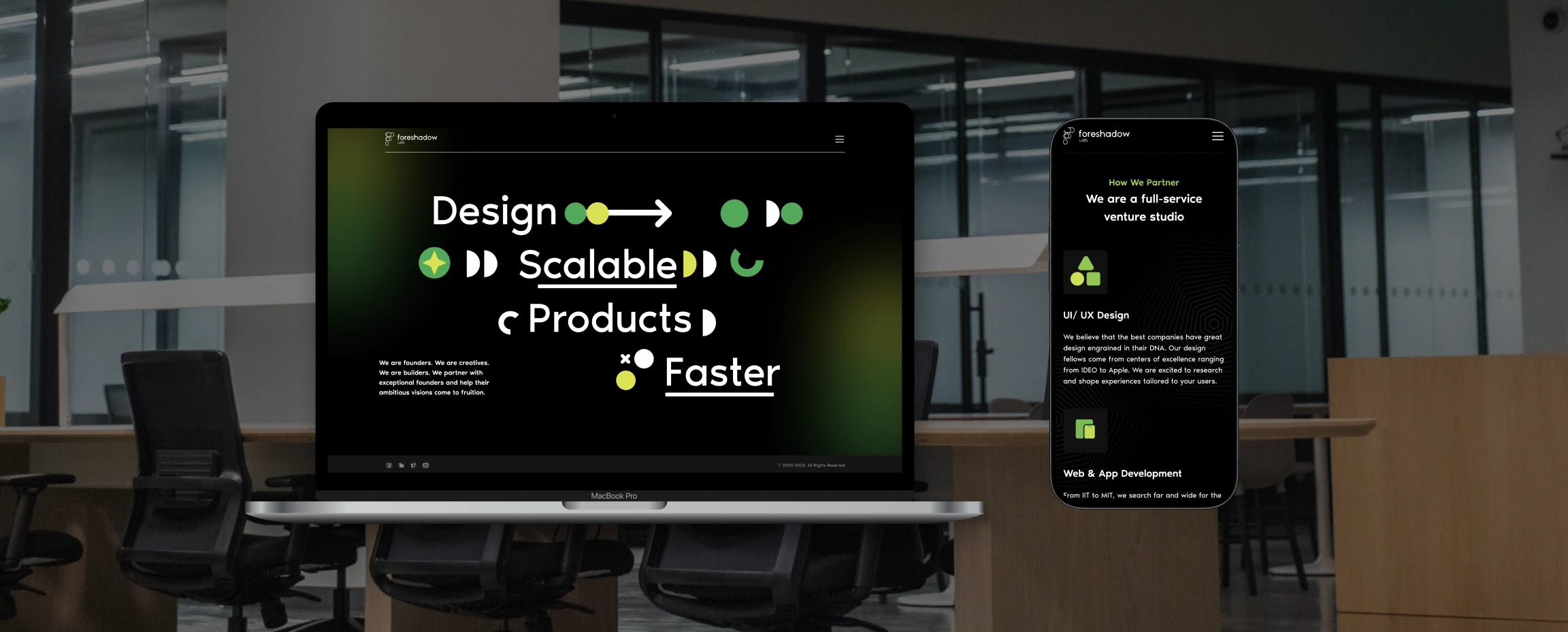 Foreshadow Labs Website
